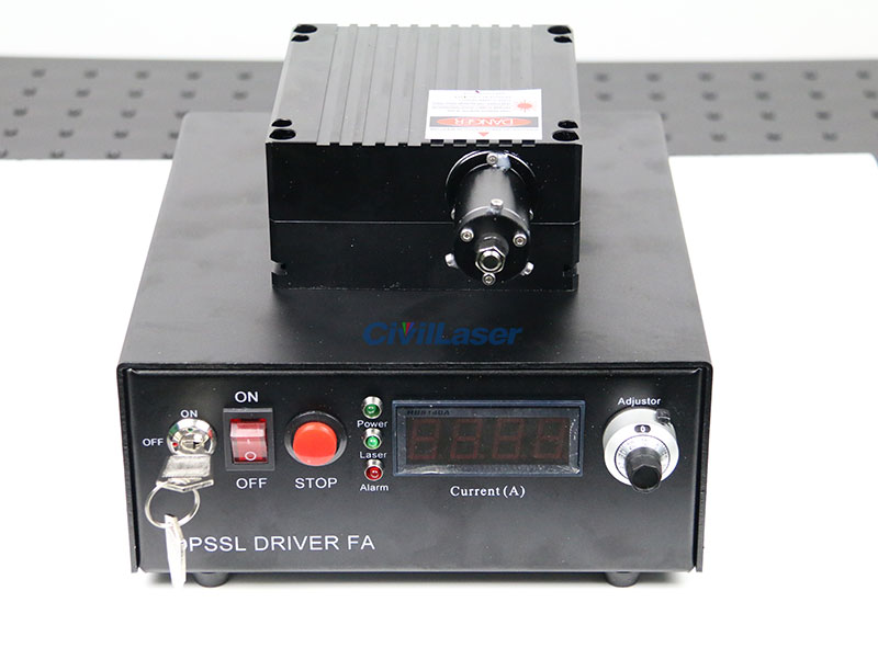 powerful fiber coupled laser system
